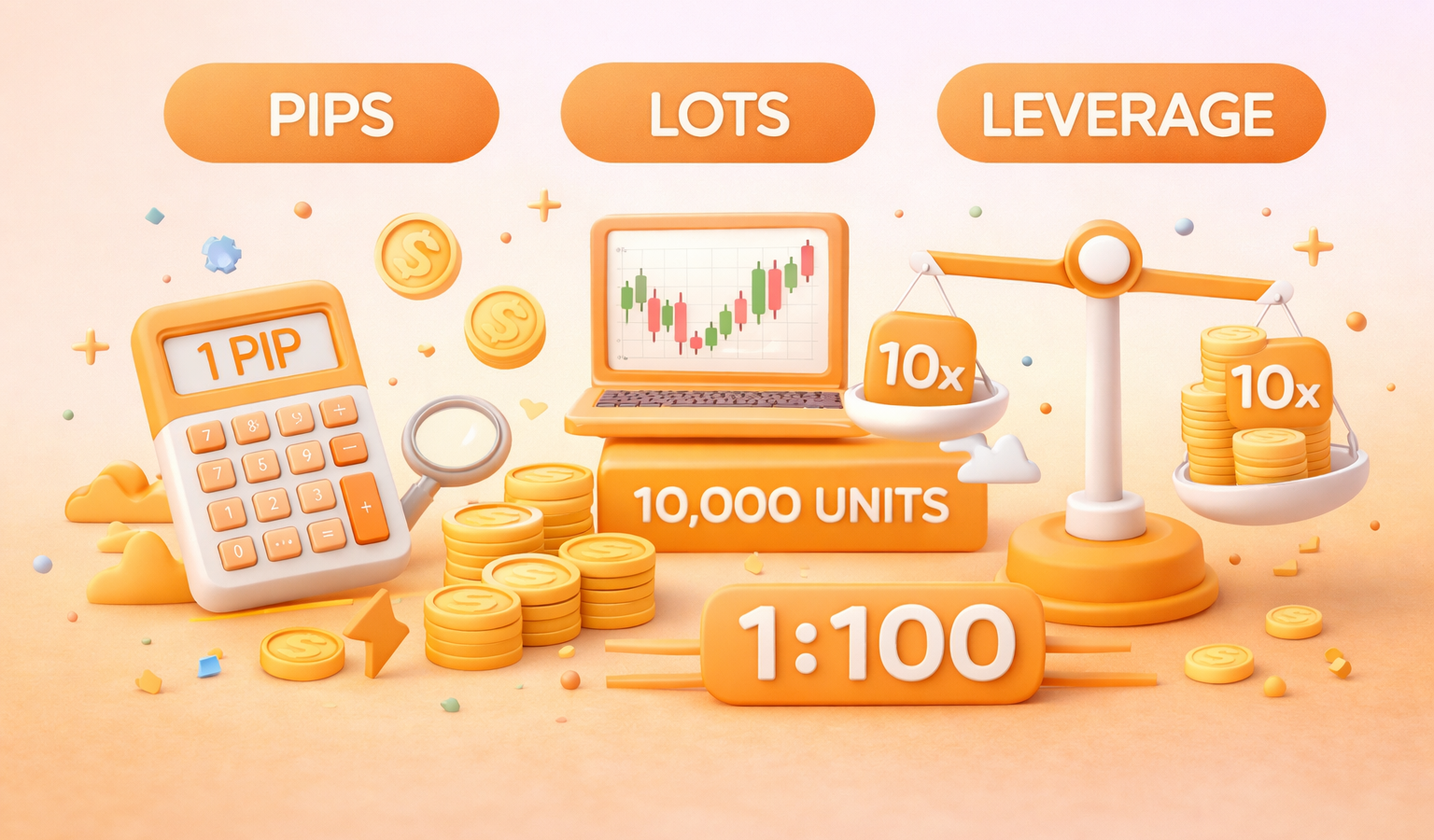 Understanding Pips, Lots, and Leverage in Forex (Beginner Guide)