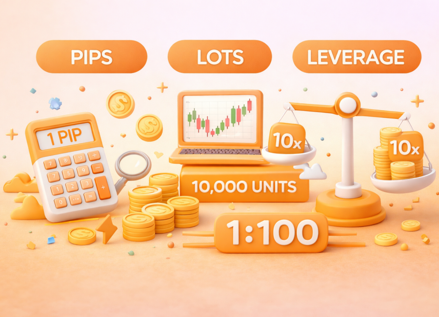 Understanding Pips, Lots, and Leverage in Forex (Beginner Guide)