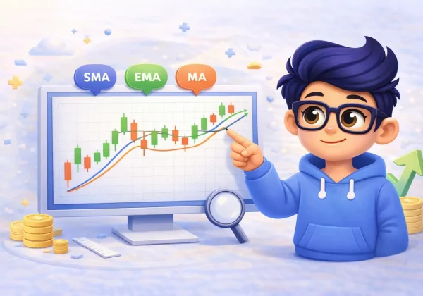 Introduction to Moving Averages (MA, EMA, SMA) in Trading (Beginner Guide)