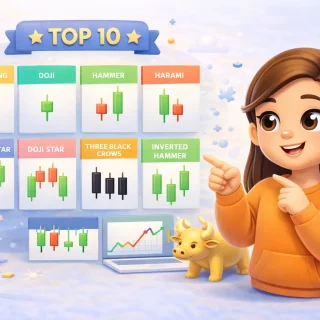 Top 10 Candlestick Patterns Every Beginner Should Know (Simple Guide)
